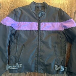 Nexgen Lg Motercycle Jacket Womens Thinsulate Black Purple